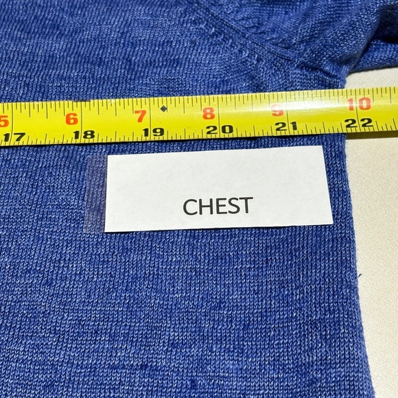 Talbots Women's Linen Long Sleeve Sweater Sz XL Petite Breathable Beach Coastal - Picture 7 of 10